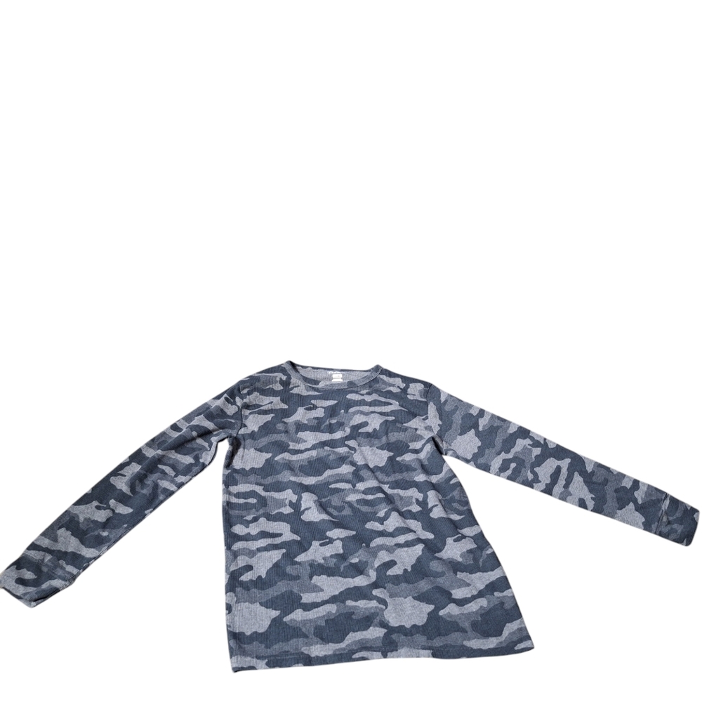 NWT Children's Place Gray Camo longsleeve shirt  Size XL 14